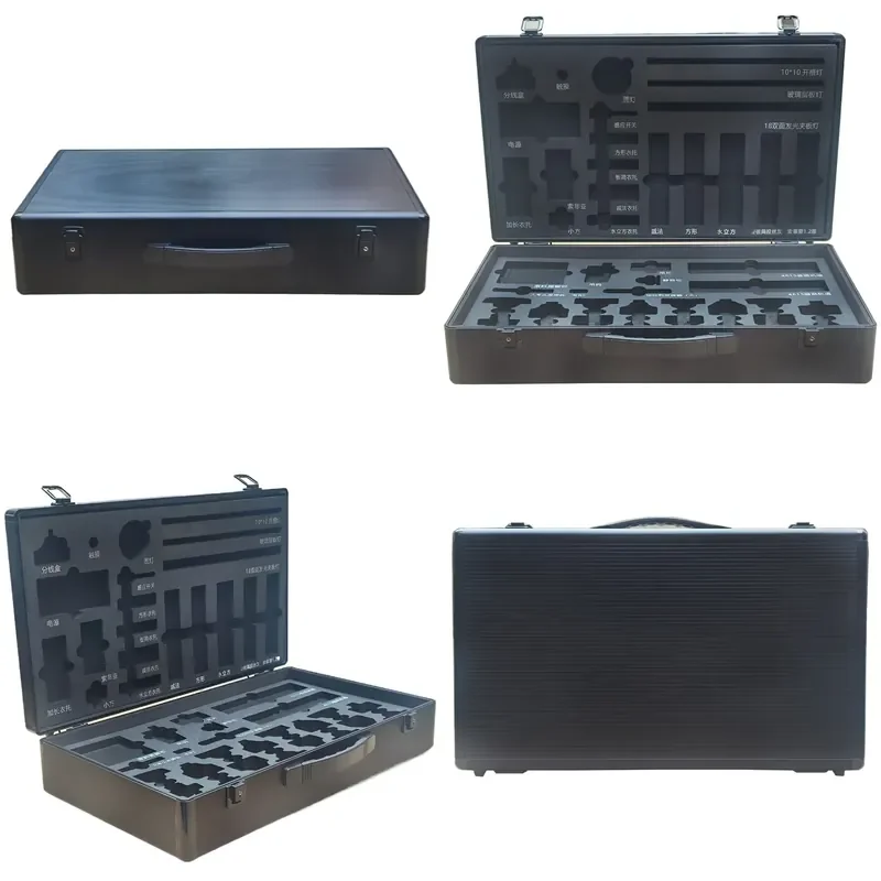 Customizable-Aluminum alloy portable tool storage box Aluminum magnesium alloy instrument storage box Aluminum box Customized