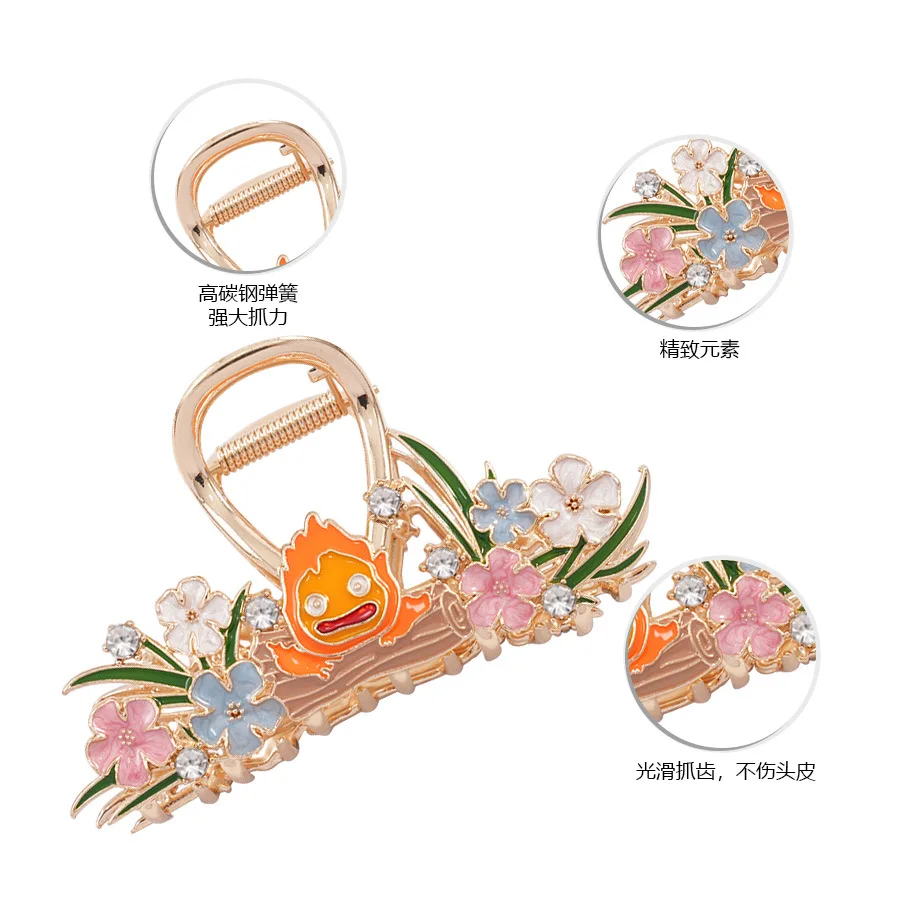 NC لطيف الإبداعية الكرتون مشبك شعر سبيكة معدنية التنين مخلب شعر اليابانية موضة مخلب كليب إكسسوارات الشعر للنساء الفتيات #5