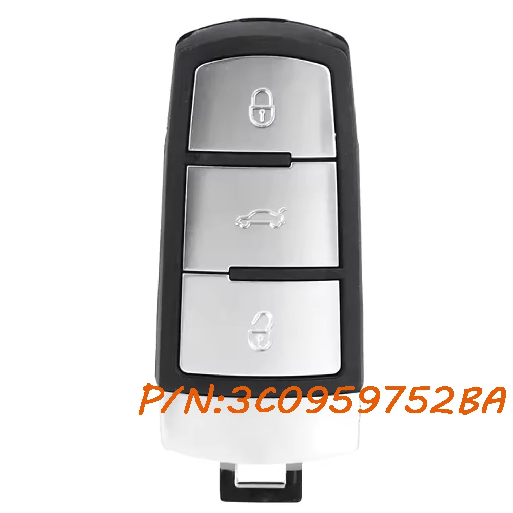 

3C0 959 752 BA Дистанционный брелок для Volkswagen B6 CC Magotan Passat 2006 2007 2008 2009 2010 2011 2012 3C0959752BA 433 МГц ID48