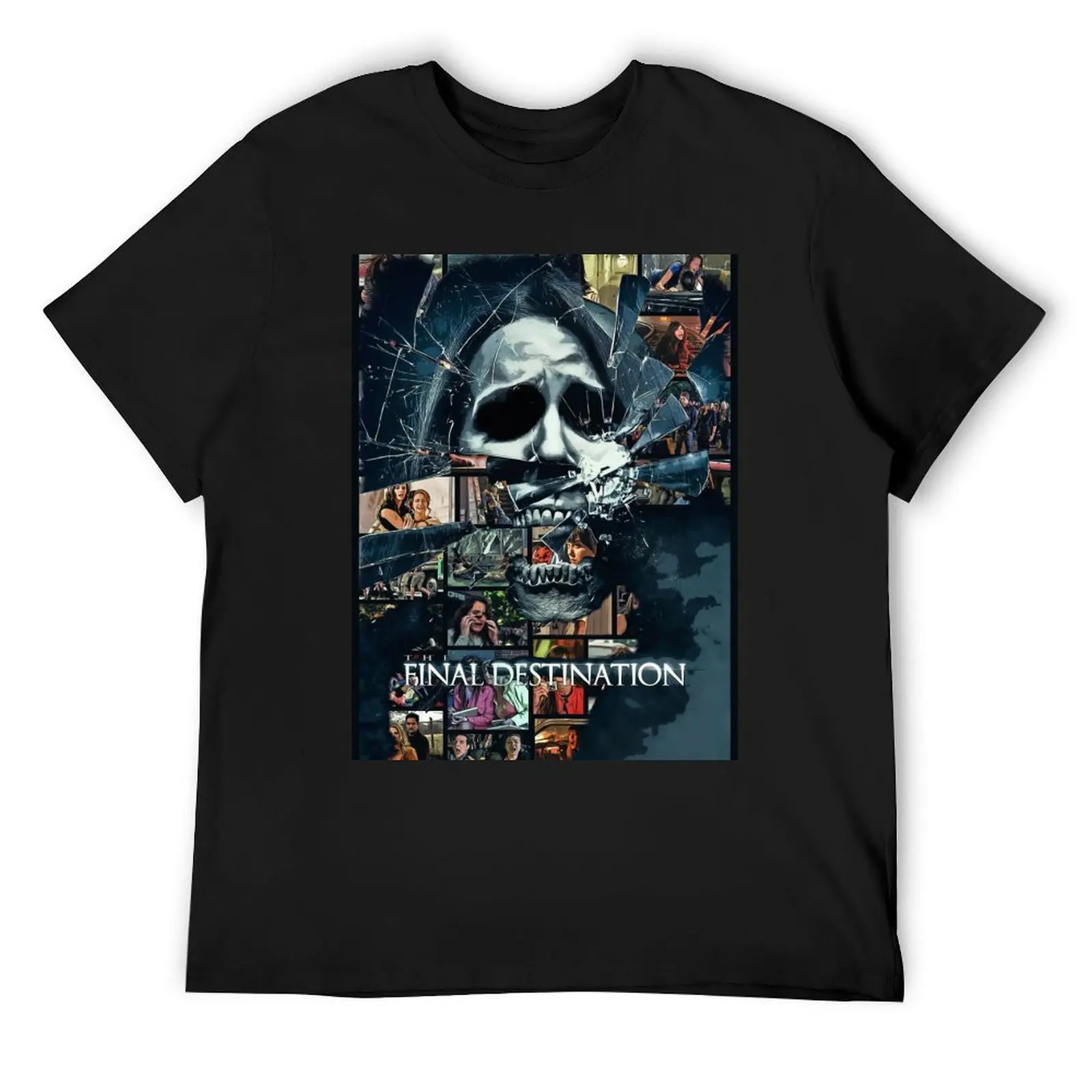 

Футболка Final destination, мешковатые рубашки, летние топы, футболки с рисунком, тяжелые футболки для мужчин