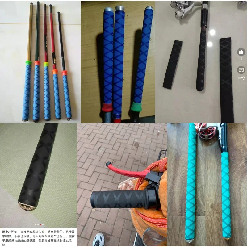 2 m rutschfester Schrumpfschlauch für Angelruten, isoliert, schützt wasserdichte Abdeckung, Schlauch 15, 18, 20, 22, 25, 28, 30, 35, 40, 45, 50 mm – Detail 3