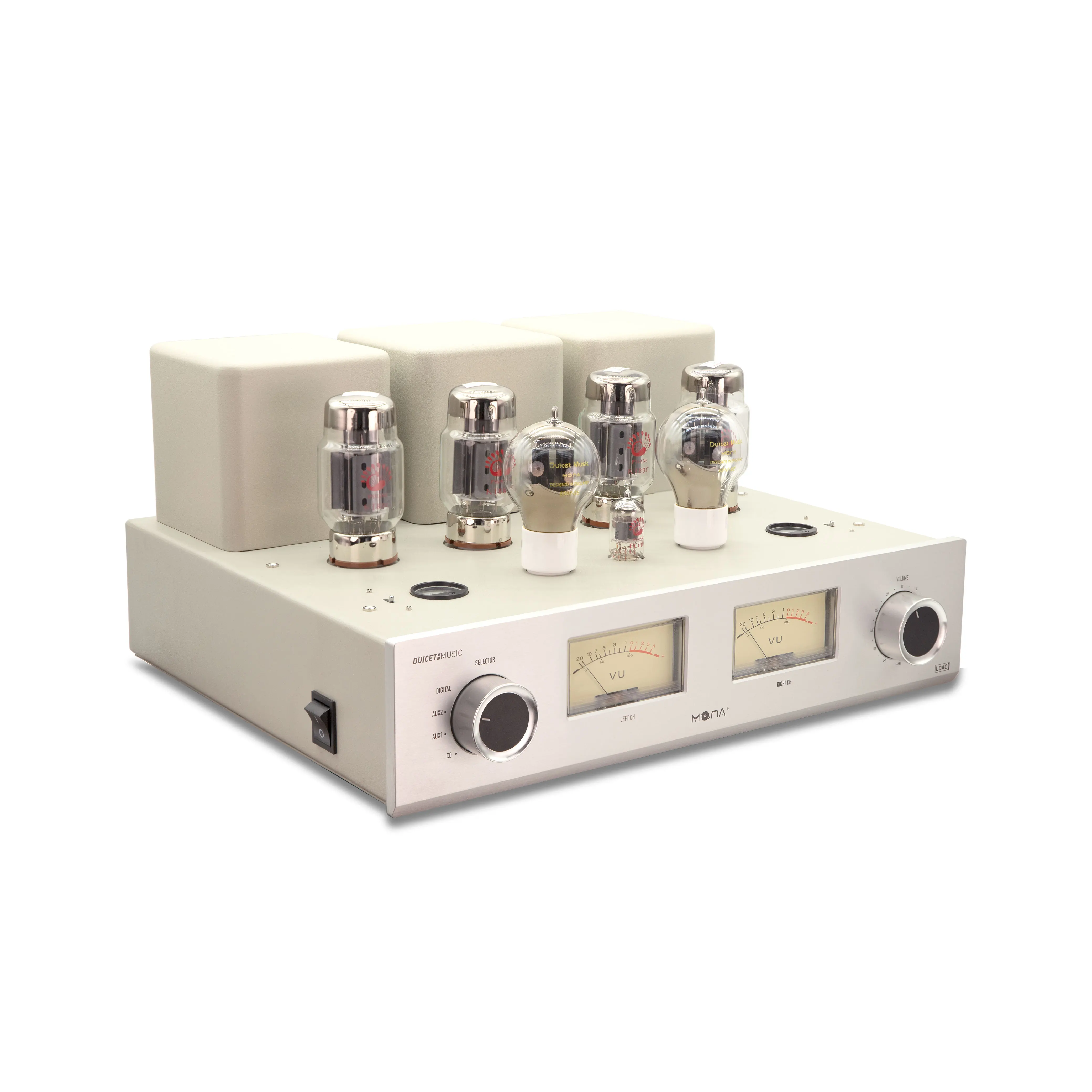 

Mona High Power White DAC Decoding KT88 Push-Pull Tube Home High-End HIFI Audio Power Amplifier Support Bluetooth Function