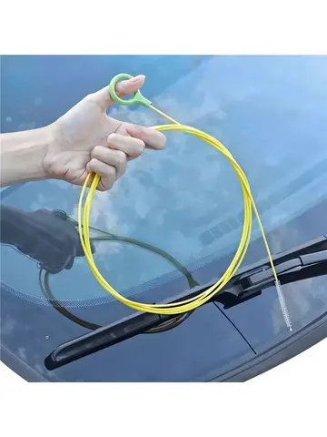 2.3m Car Sewer Unclogger Cleaning Brush Car Sunroof Long Hose Drain Hole Drain Unclogger Car Pipe Tool Cleaner Auto Accessories