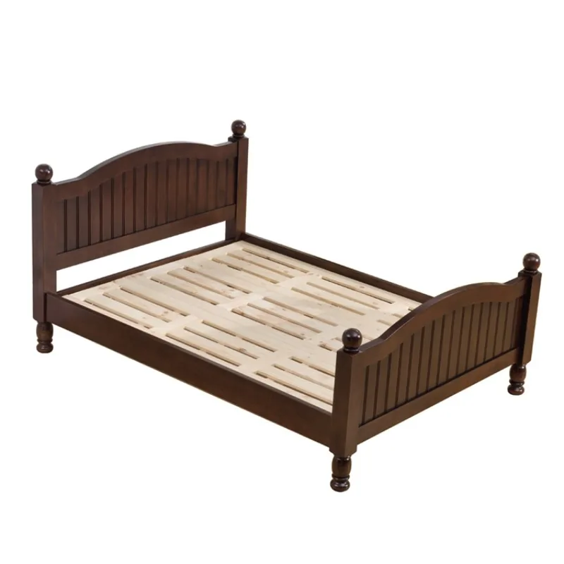 

American country single bed 1.2 meters 1.5 meters bed all solid wood