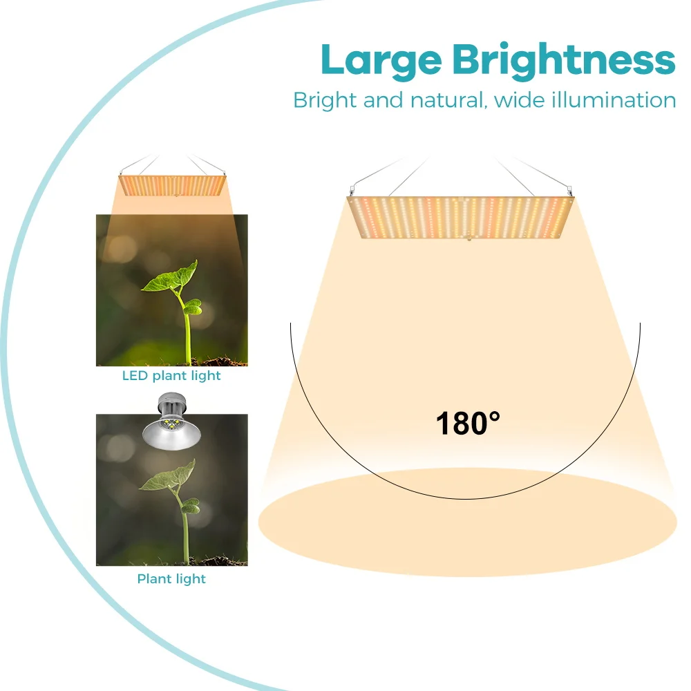 200W LED Full Spectrum Plant Gorw Light 100-240V Growth Box UV IR Quantum Board Veg/Bloom 2Modes Greenhouse Tent Seeds Fill Lamp