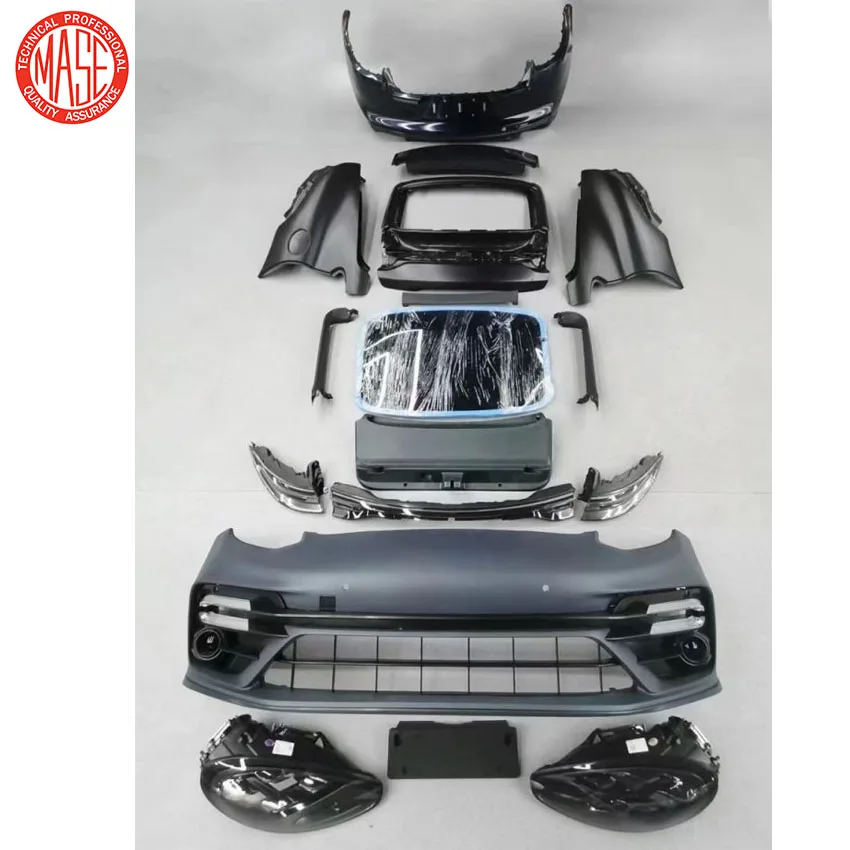 MASE  Rear Front Bumper Headlight Face Lift Body Kit for Porsche Panamera 970 Upgrades 971 2010 2011 2012 2013 2014 2015 2016
