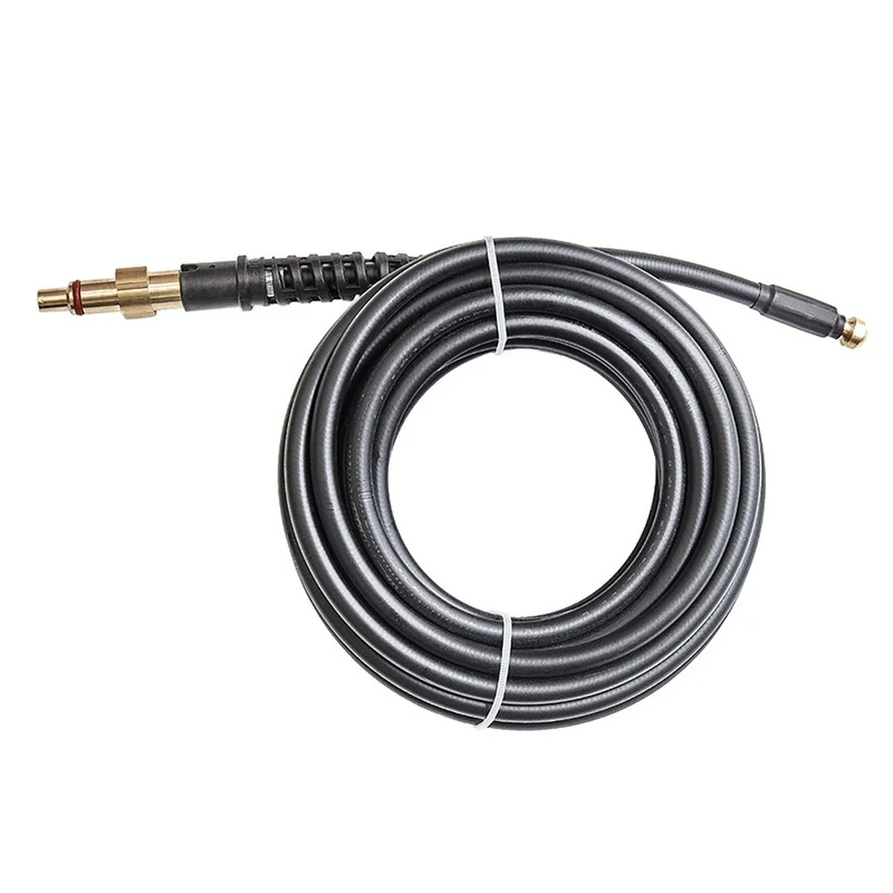 For High Pressure Drain Hose for For LAVOR Pressure Washer Sewer Cleaning 10m 15m Copper Nozzle 160bar 140F Heat Resistant
