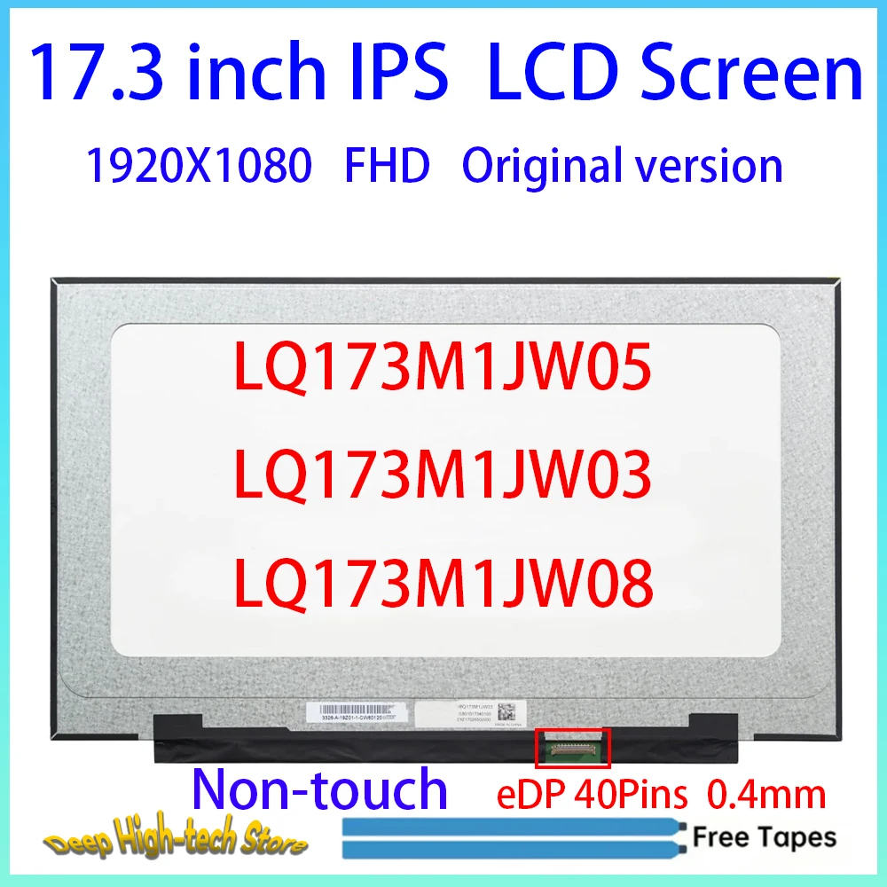 Asus ROG Strix G17 G713 G732 G733 GX701 GX735 Display Panel LQ173M1JW03 LQ173M1JW05 LQ173M1JW08 17.3-inch Notebook LCD
