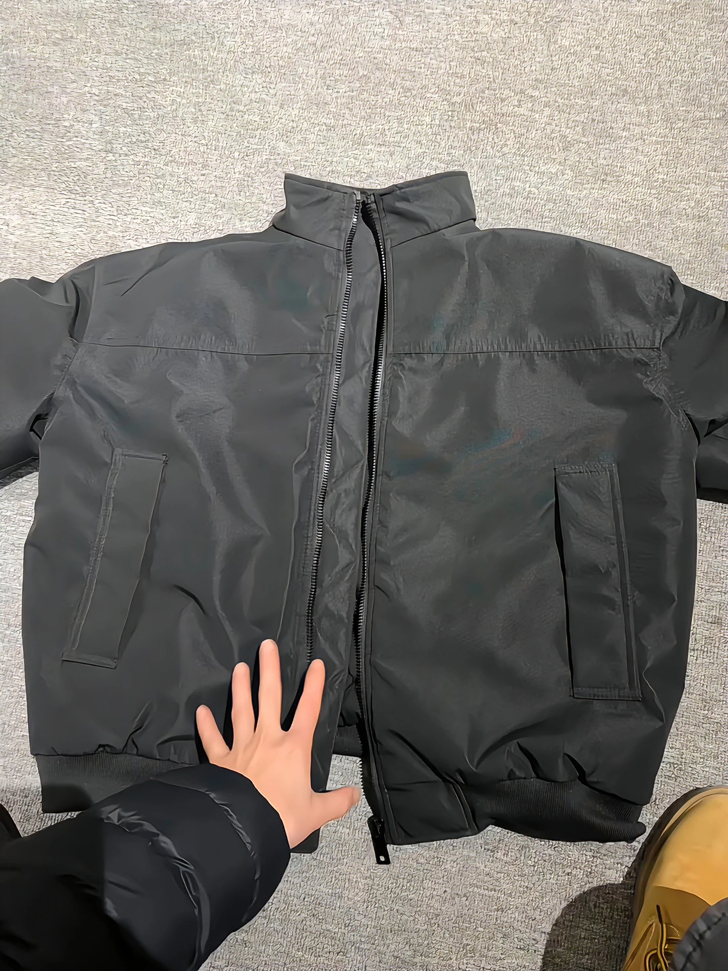 

Мужская зимняя куртка-бомбер Bla American Tee-Proof Pilot Jaet из хлопка, с воротником-стойкой, в бейсбольном стиле, для работы