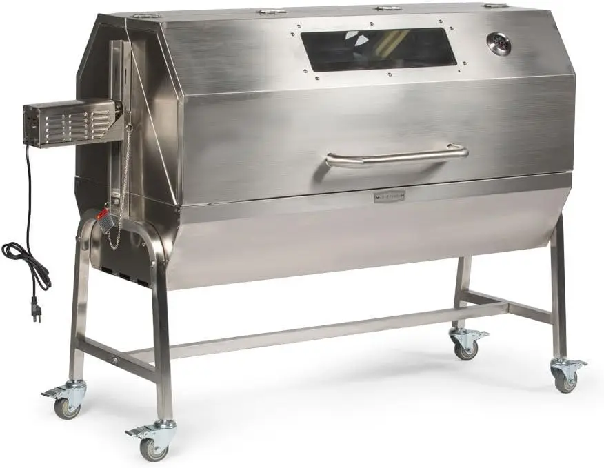 

Electric Commercial Charcoal BBQ,Barbecue Grill Outdoor Stainless Steel Charcoal BBQ With Cover