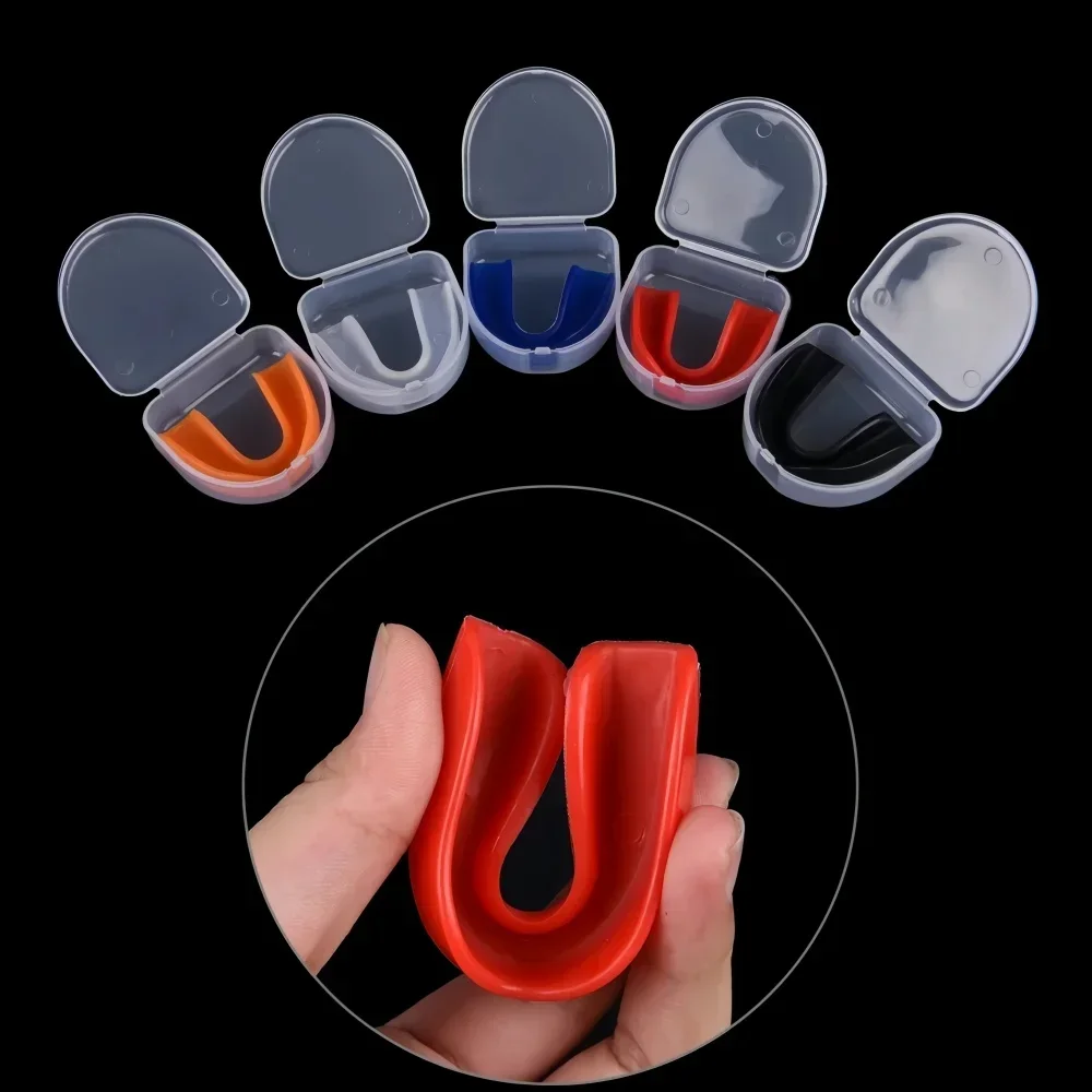 1 Set Sport Mouth Guard Mouthguard Braces Boxing Sanda Karate Taekwondo Fighting Anti-molar Basketball Football Protection