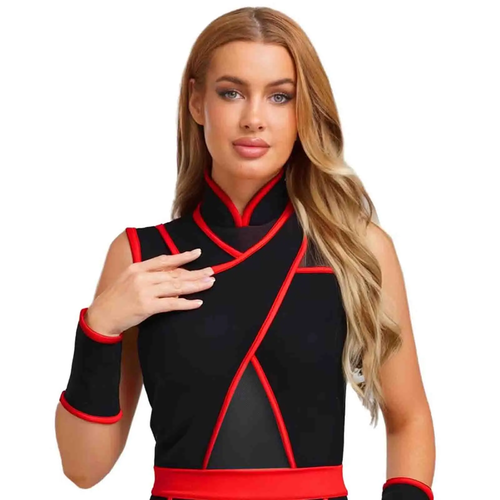 

Женский фартук с принтом дракона, стильное платье ниндзя, вечерние костюмы ниндзя на Хэллоуин, карнавальный тематический костюм для вечеринки, униформа ниндзя