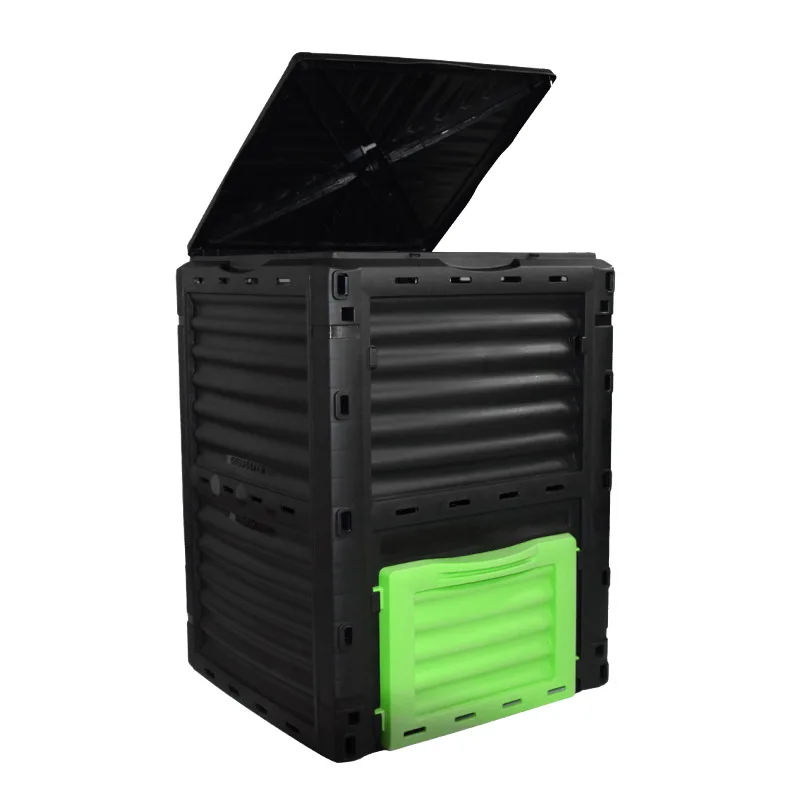 Compost Box Garden Garden Fallen Leaf Compost Dumpster Vertical Bottomless 300L Large Capacity Fermented Organic Fertilizer