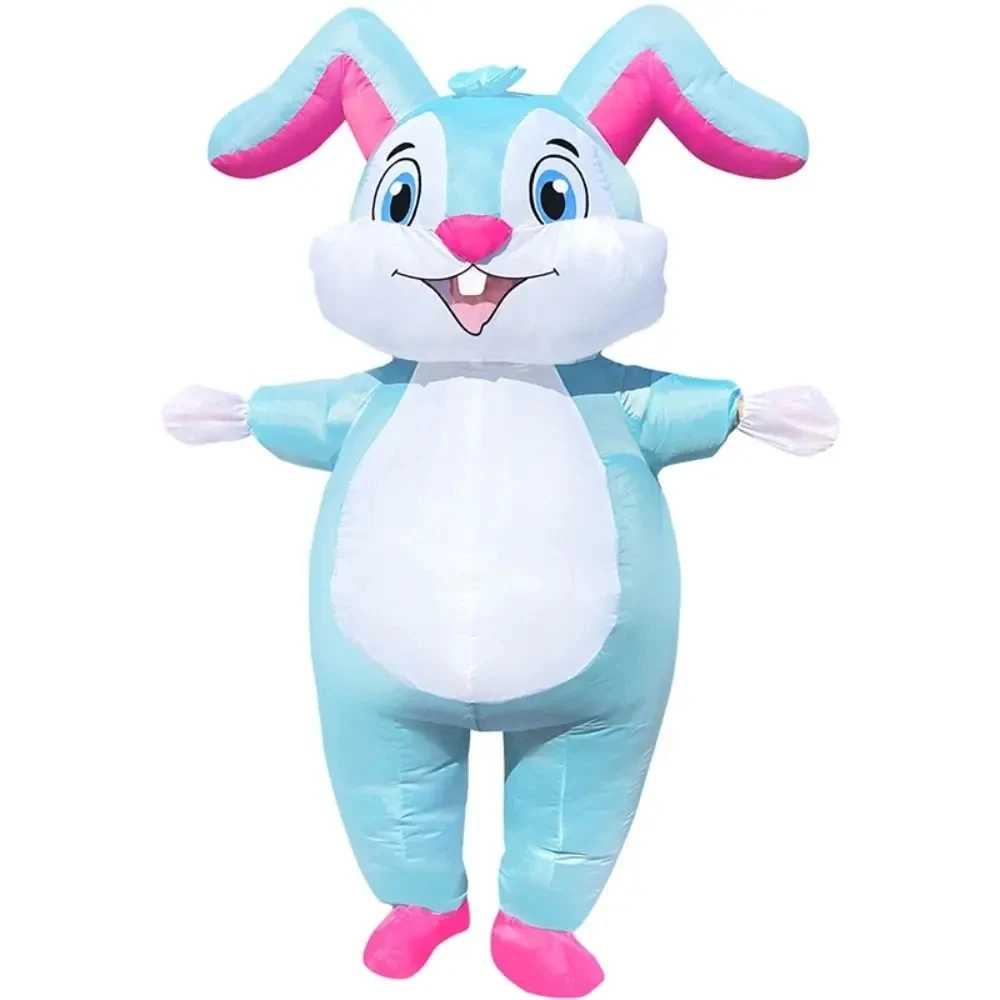 Coniglietto pasquale Costume Cosplay gonfiabile adulto ET Alien Rabbit Fantasy Stage Performance Festival abbigliamento per feste di carnevale