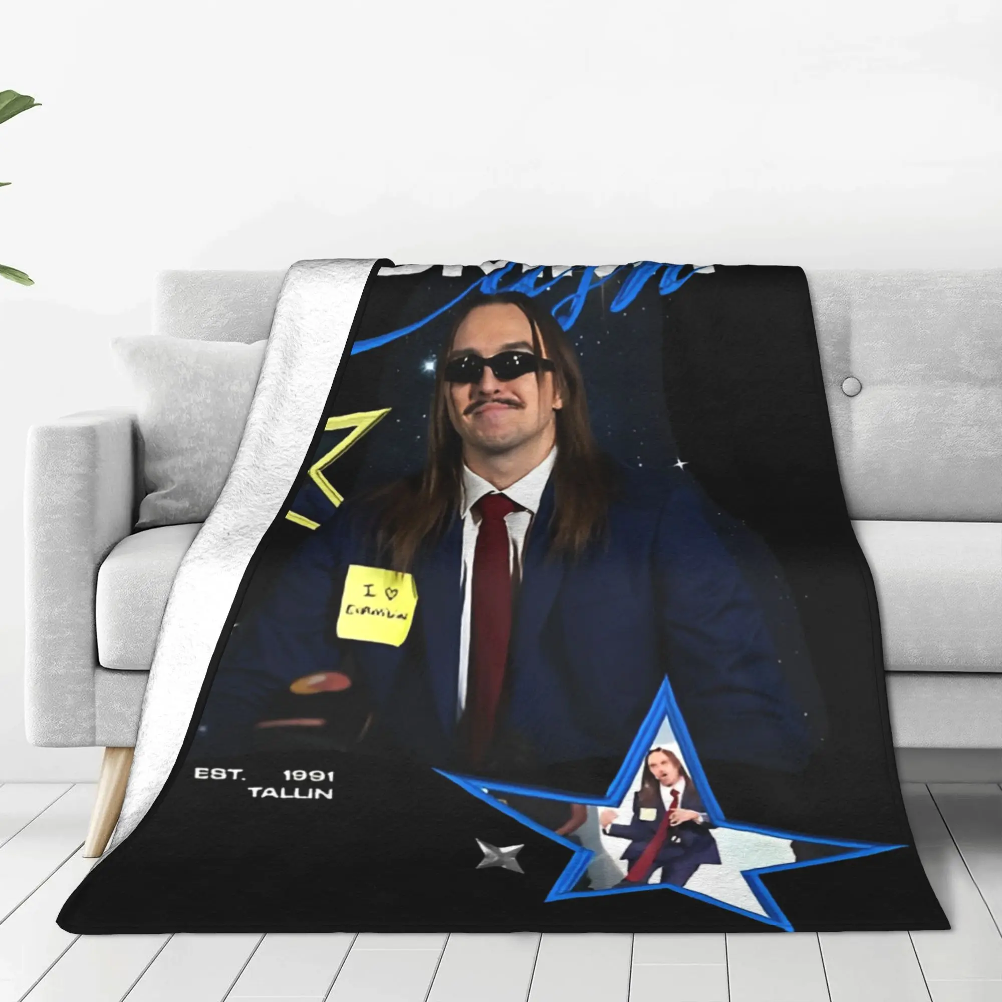 Tommy Cash Espresso Macchiato Eurovisions 2025 Estonia Accessories Blanket Super Soft Warm Throw Blanket for Couch Bedding Throw