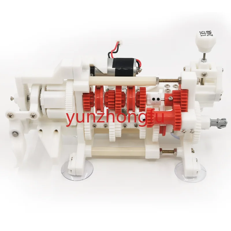 

Automobile 5-speed manual transmission dynamic model with reverse clutch gear selector 3D printing model