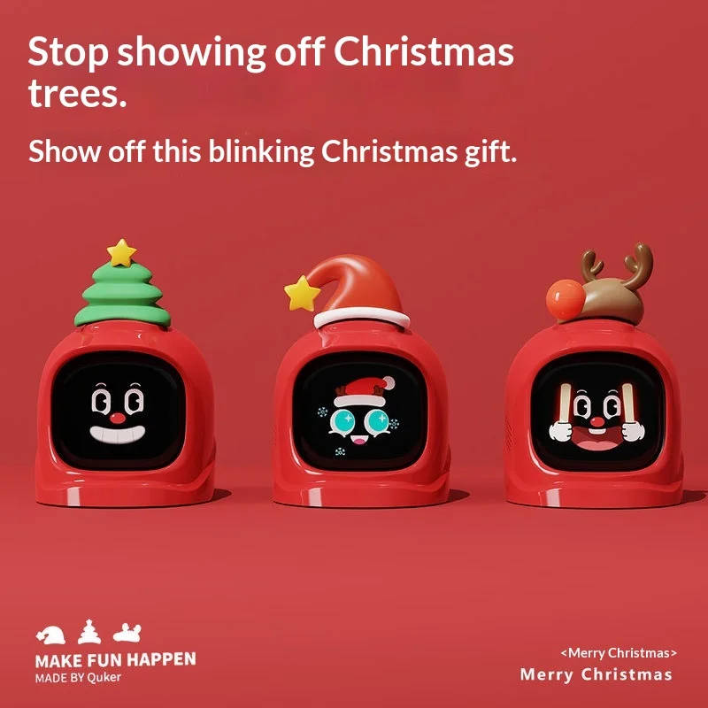 

Fun Shell MANGOGO Christmas Limited Edition Car Robot Creative Car Decoration Christmas Gift Electronic Pet