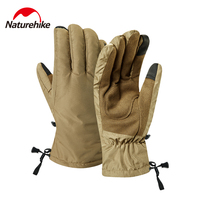 Naturehike Men Gloves Camping Cycling Sport Gloves Winter Warm Outdoor Windproof Waterproof Touch Screen Full Finger Gloves