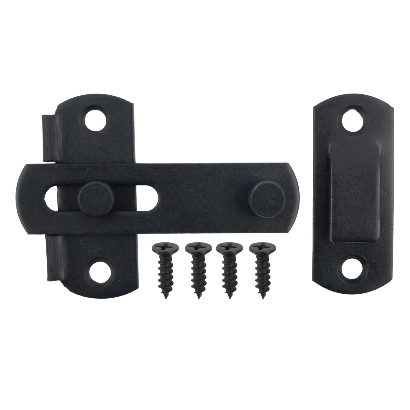 Home Gate-Latch Hardware 7cm X 5cm X 2cm accessori Flip Latch Latch Lock nero opaco finitura vernice strumenti parti