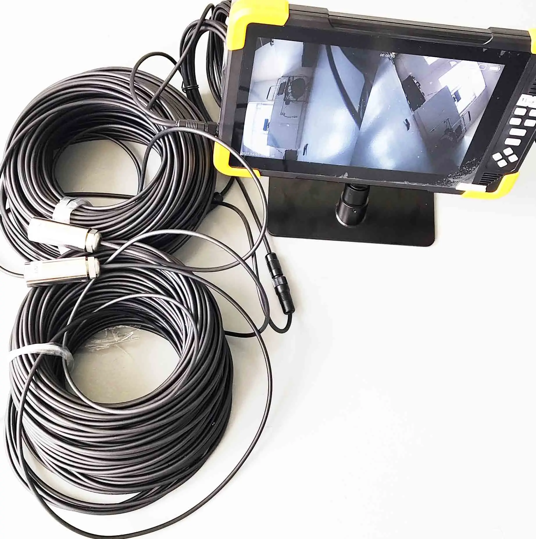 10inch 4K Split Monitor With Two 5MP Water Well Deep Sea Inspection Camera