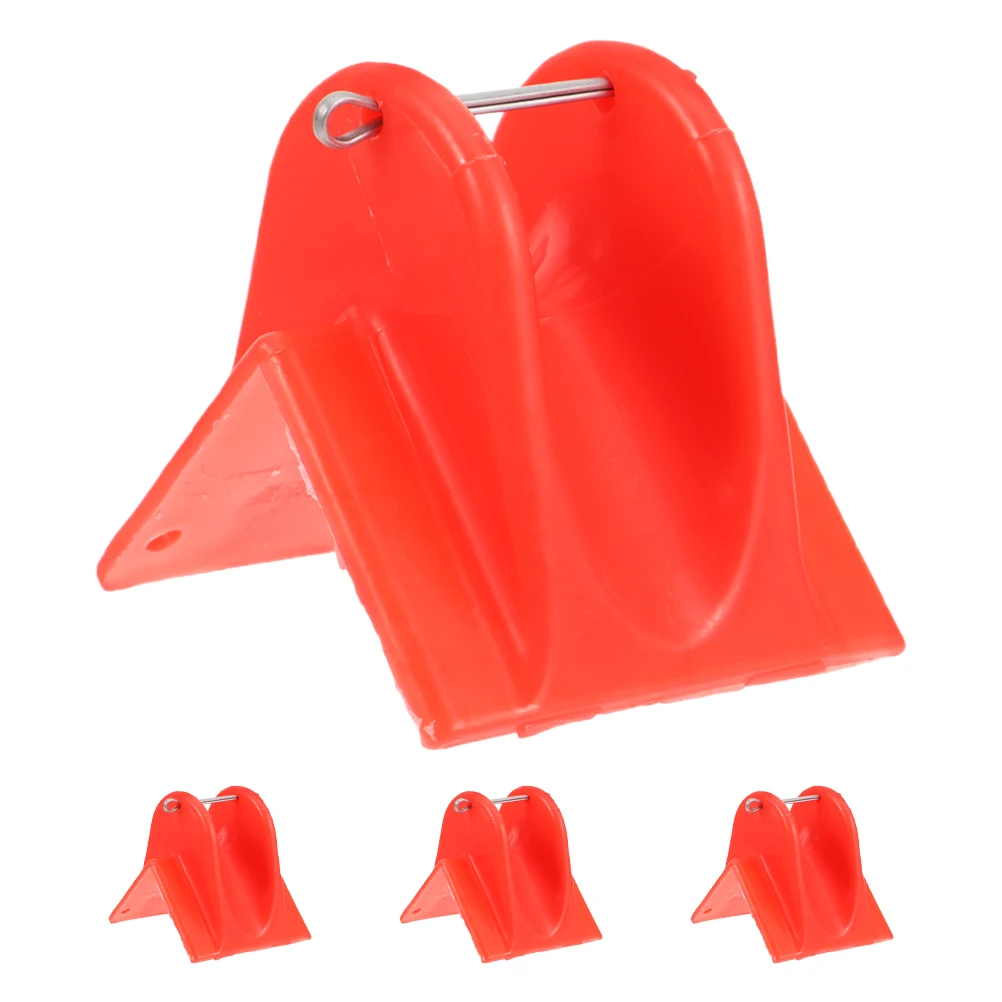 4pcs Safety Rope Protective Cover Durable Climbing Edge Gear Exterior Wall Equipment Rope Wear Protector Lightweight Design