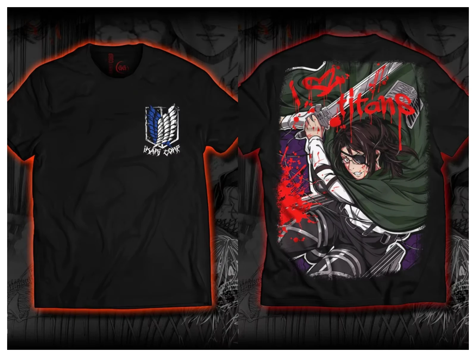 

Японские аниме-футболки Attack on Titan для фанатов: футболка с Эреном, Микасой, Леви, графические топы, уличная мода, Y2K
