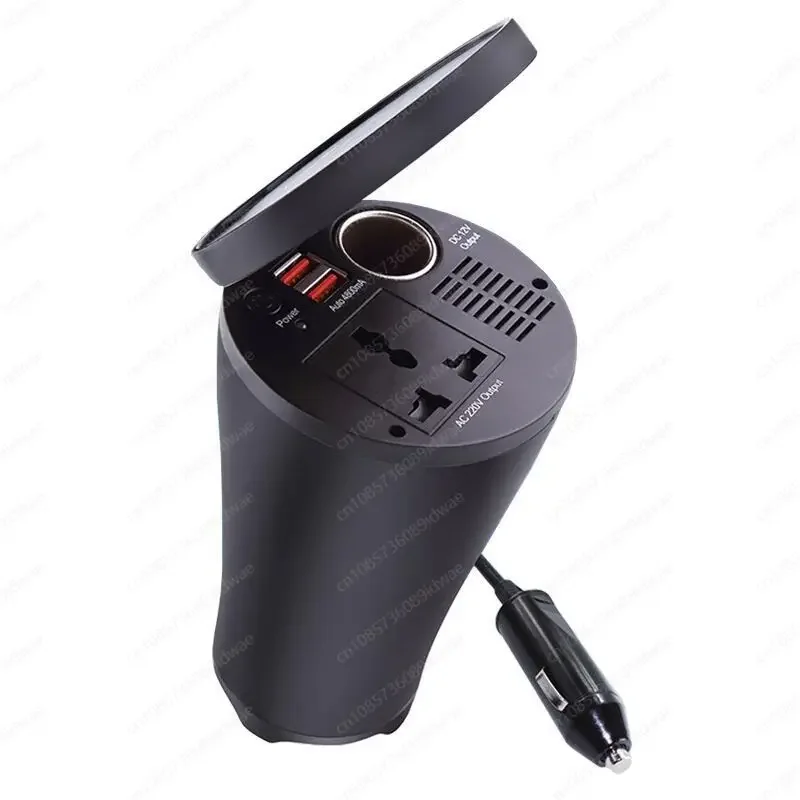 150W car inverter 12V to 220V socket power supply cigarette lighter booster dual USB car charger