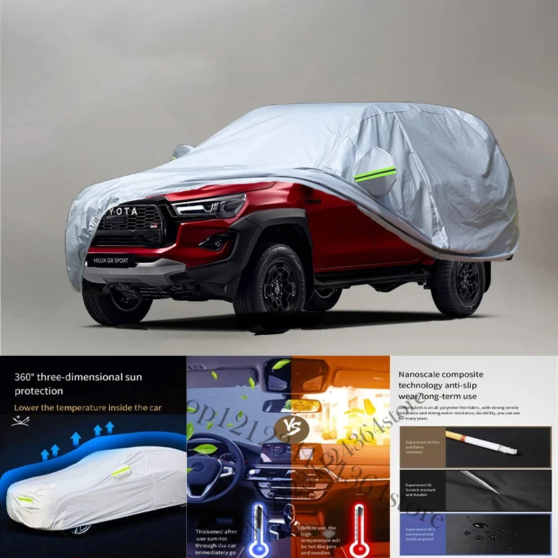 

For Toyota Hilux Car cover Exterior Car Cover Outdoor Protection Full Car Covers Waterproof