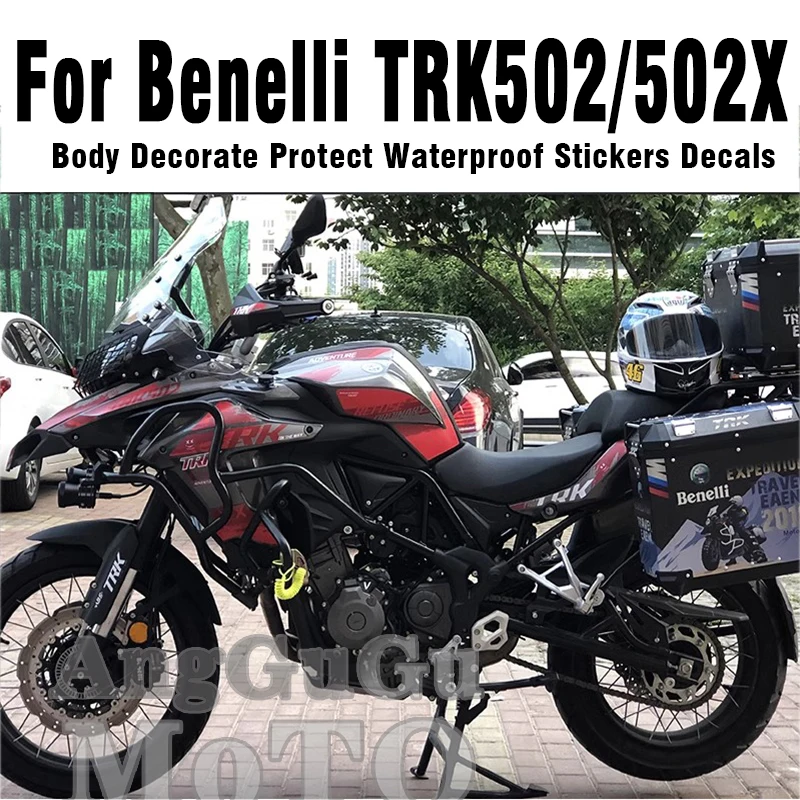 For Benelli TRK502 TRK502X TRK 502 X Motorcycle Modified Body Decoration Protect Waterproof Personalized Stickers Decals