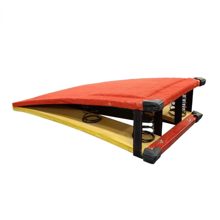 Trampoline de type S pour enfants, planches de gymnastique pour enfants, tongs d'arts martiaux, pédale de terrain, planche à ressort