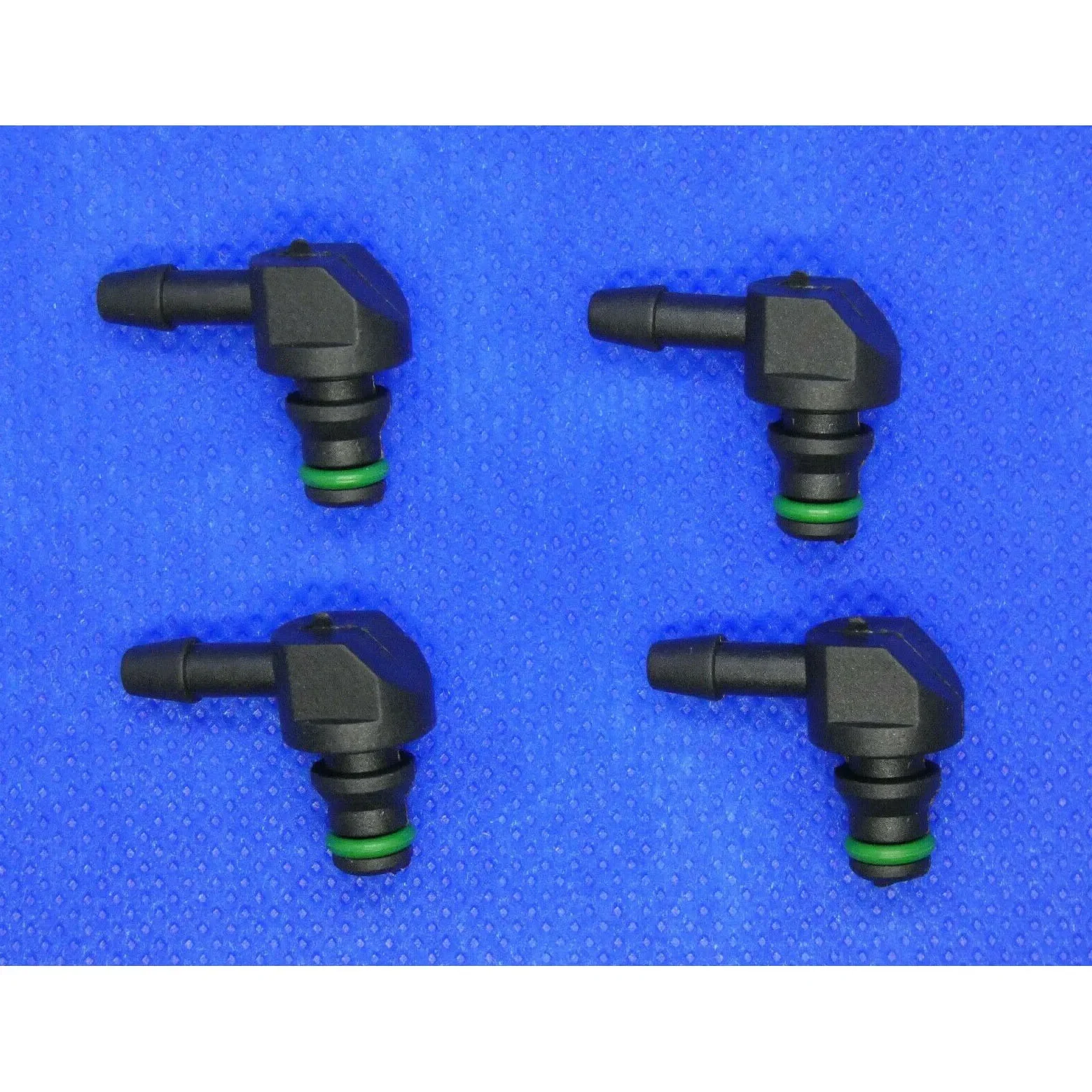 4Pcs Common Rail Diesel Fuel Injector Return Pipe Connector Leak Off T Pipe L Pipe Injector Accessory Parts for Bosch 110