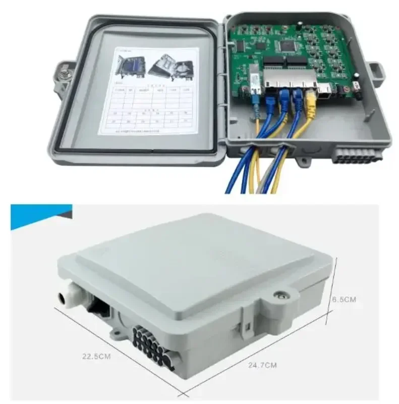 

водонепроницаемый 8FE обратный GPON ONU POE ONU RJ45