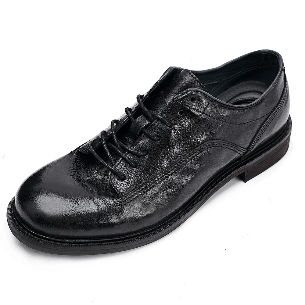 

Cowhide Leather Original Shoes Men Dress Shoes Spring Autumn High Quality Genuine Leather Lace-Up Men Shoes designer shoes