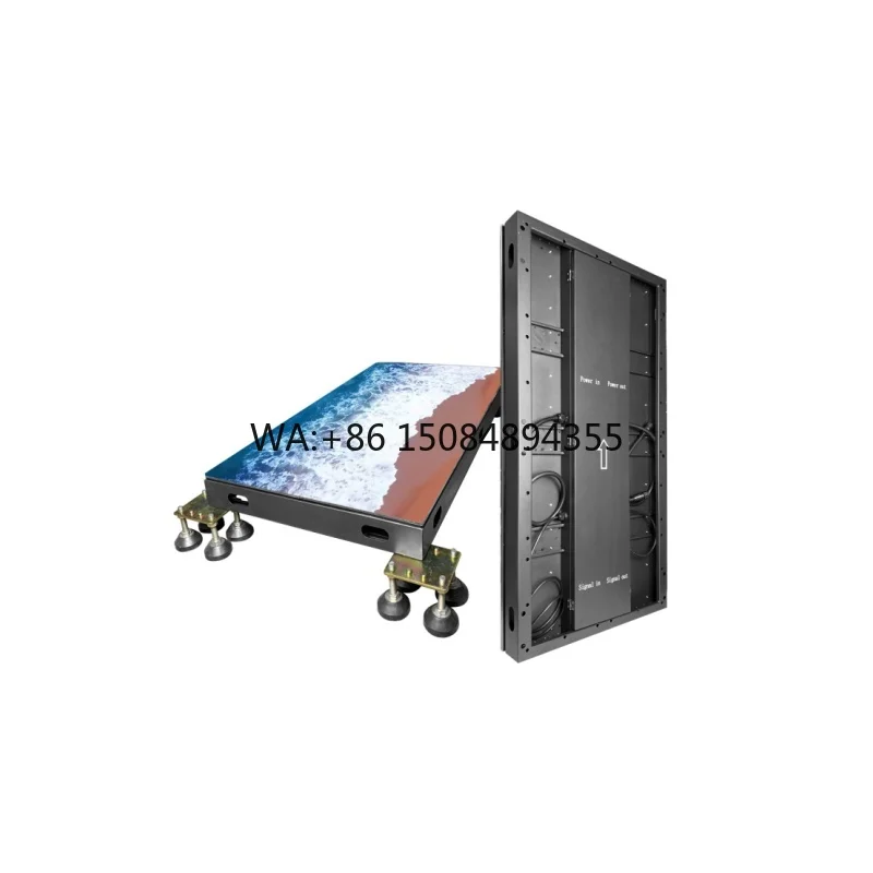 

P3.91 Full Color LED Interactive Floor Tile Display IP65 Waterproof 3840Hz Refresh Rate High Resolution Gaming Platform for