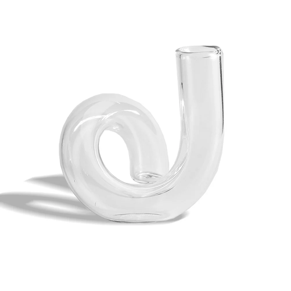 

Irregular Glass Flower Vase for Dried Artificial Flowers Table Decor Living Room Garden Adorn Delicate Vases for Flowers