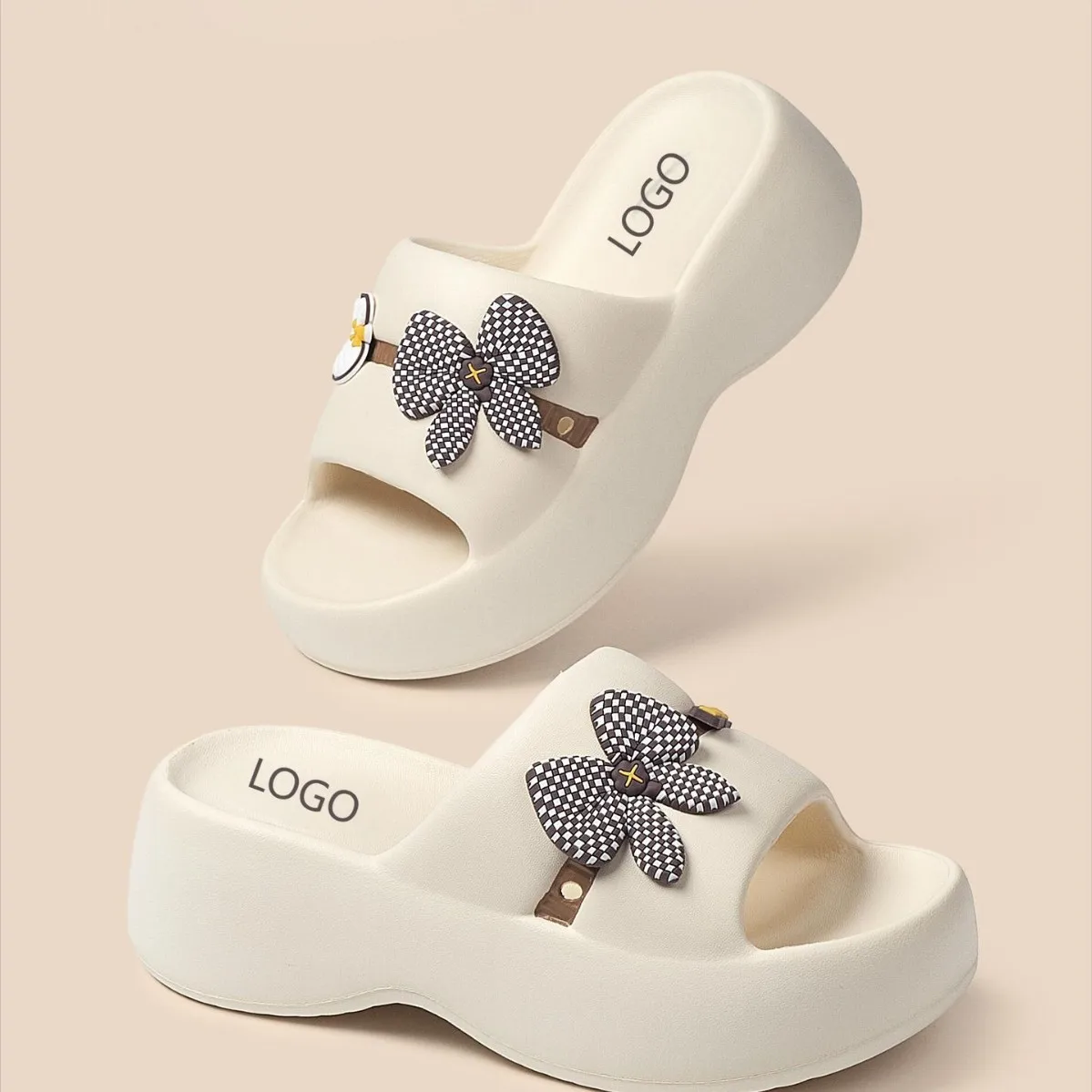 

Новые женские шлепанцы из ЭВА, увеличивающие рост, уличные сандалии на толстой подошве и высоком каблуке на мягкой подошве