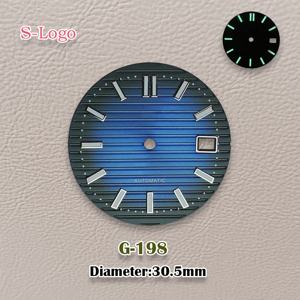 Quadrante con logo S da 30,5 mm Quadrante Nautilus NH35 orologio subacqueo meccanico automatico Adatto per quadrante con movimento NH36 Strumenti di riparazione