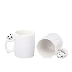 New Mug Football Cup Cup Thermal Sublimation Ceramic Cup Creative Blank Heat Transfer Coating Coffee Milk Cup