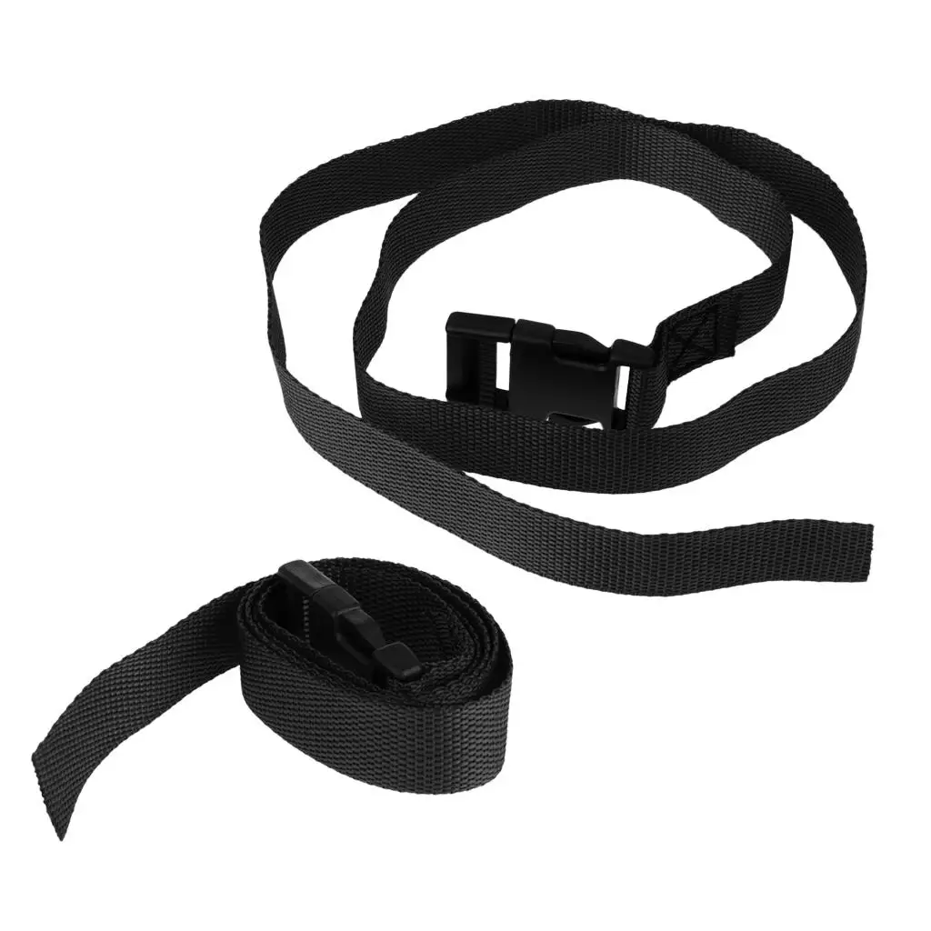 1pair 39.4 Inch* 1 Inch Golf Bag Cart Trolley Webbing Strap Quick Release Strap