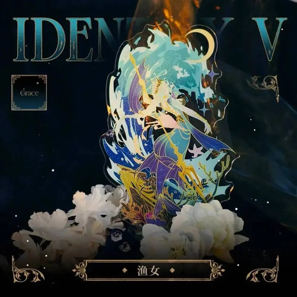 

HOT Identity ⅤEmma Woods Gardener Grace Acrylic Stand Figure Model Plate Cosplay Desk Decor Colored Paper Badge Pin ⅤEmma