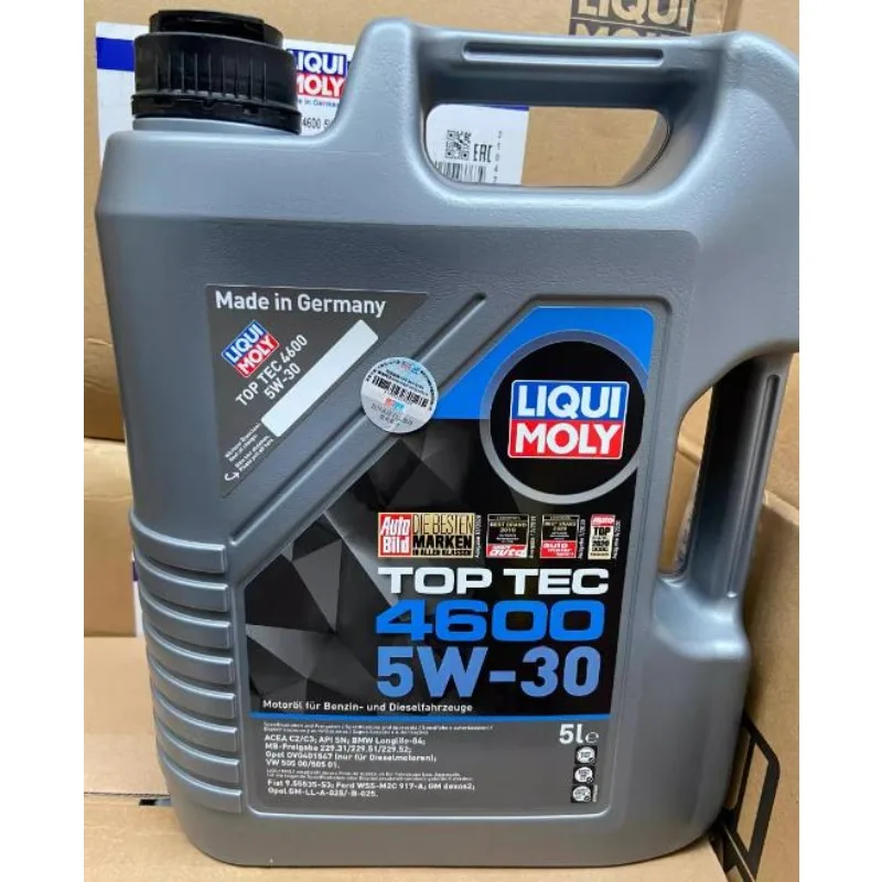 5W30 engine oil Top Tech 4600 low ash fully synthetic lubricant SN 5W-30