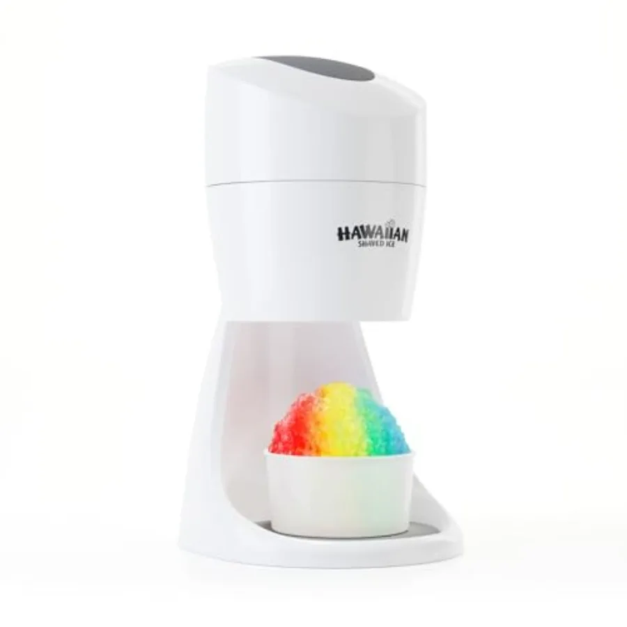 

S900A Snow Cone and Shaved Ice Machine with 2 Reusable Plastic Ice Mold Cups Non-slip Mat Instruction Manual 1-year Manufacture