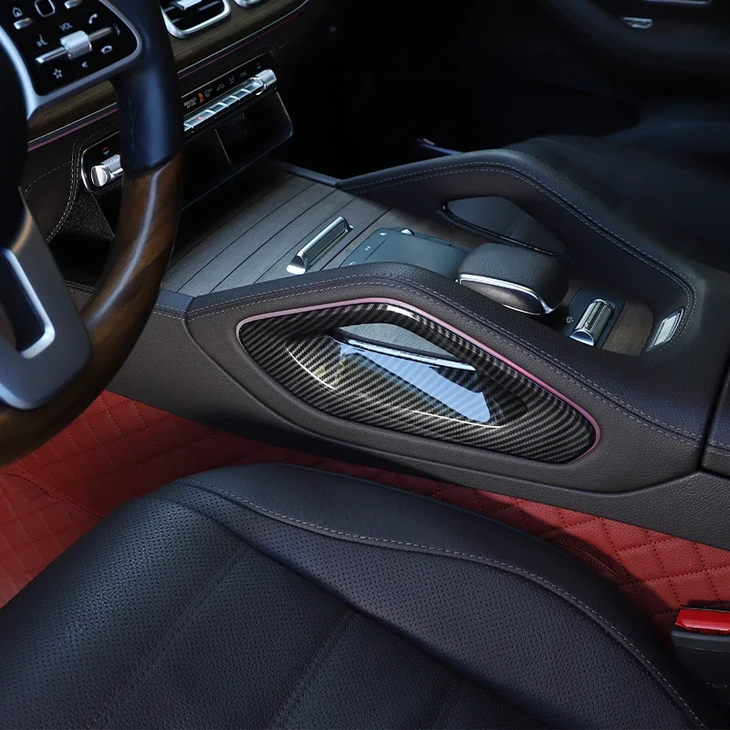 

For Mercedes Benz GLE GLS Class W167 X167 2020-2022 Car Accessories Center Console Armrest Side Protective Cover Trim Sticker