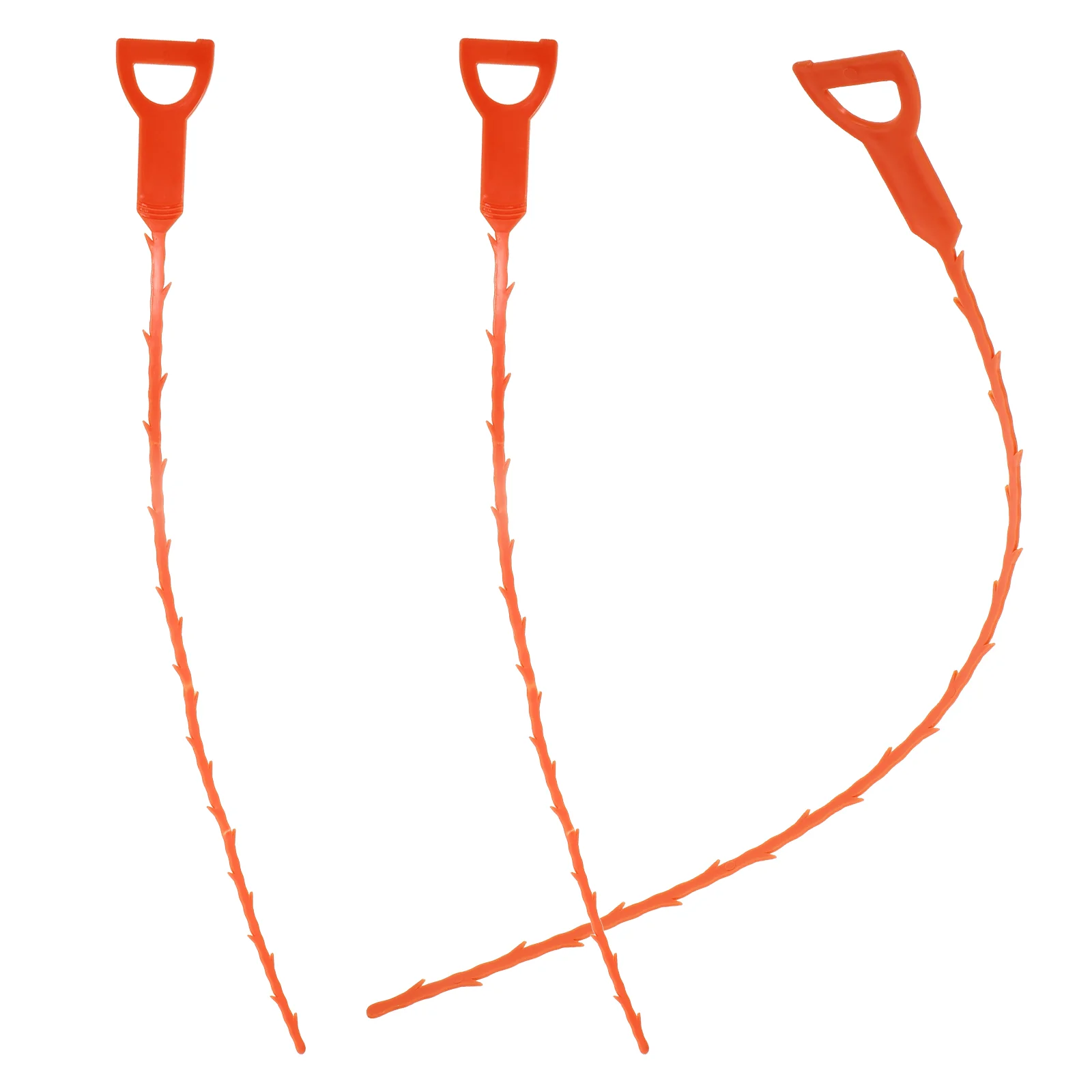 

3 Pcs Drainage Unblocking Tools Clog Remover for Sink Cleanser Floor Shower Abs Snake Cleaning