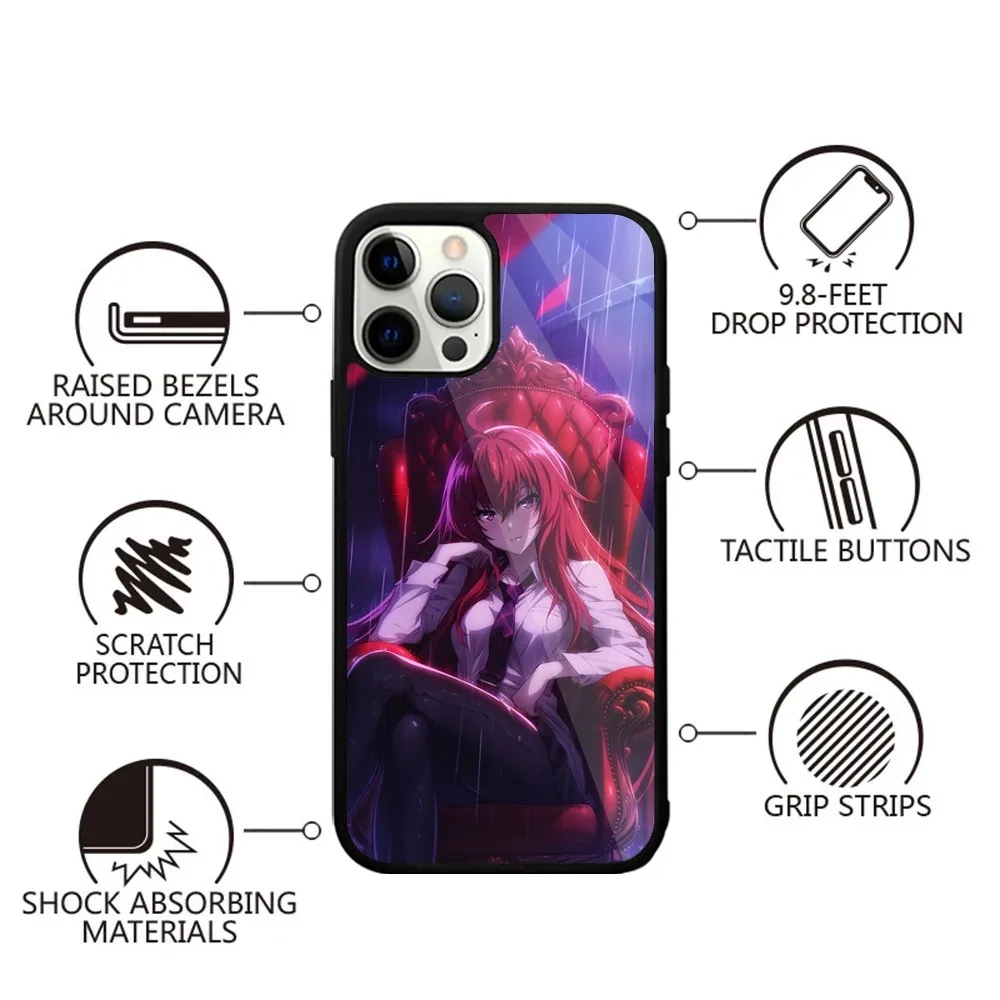 R-Rias Gremory High  Phone Case Strong Magnetic For IPhone 15,14,13,Pro,Max,Plus,11,12,Mini For Magsafe Wireless Charging