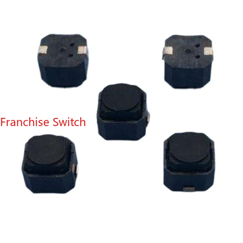 10PCS 6*6*5MM Patch 2-pin Silent Button Silicone Waterproof Car SW-PB Light Touch Switch