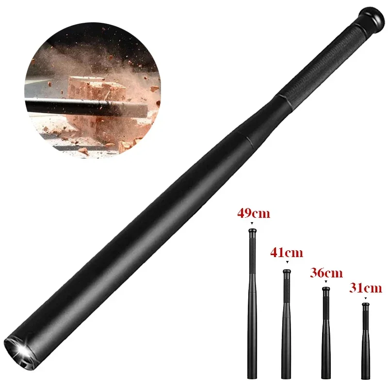 

Self Defense LED Electric Flashlight Baseball Bat Aluminum Camping Rechargeable Lamp Teaser Powerful Shock Lantern Torch Light