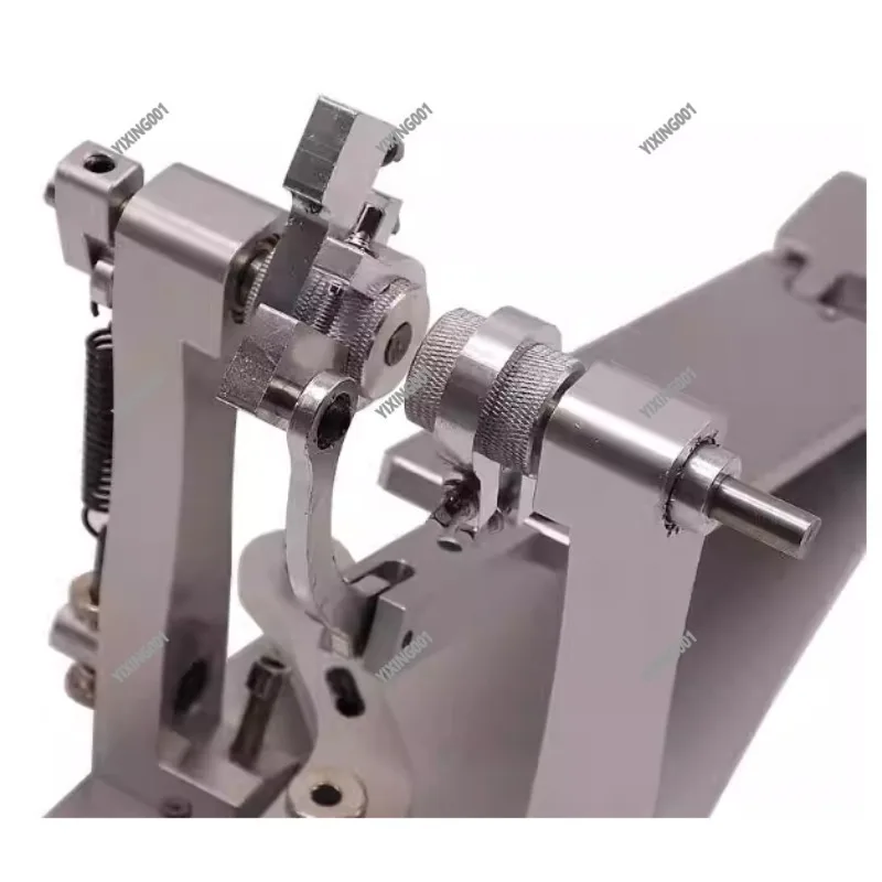 Silver Jazz Drum Double Pedal Professional Percussion Instrument Accessories Drum Set Practice Hammer Pedal