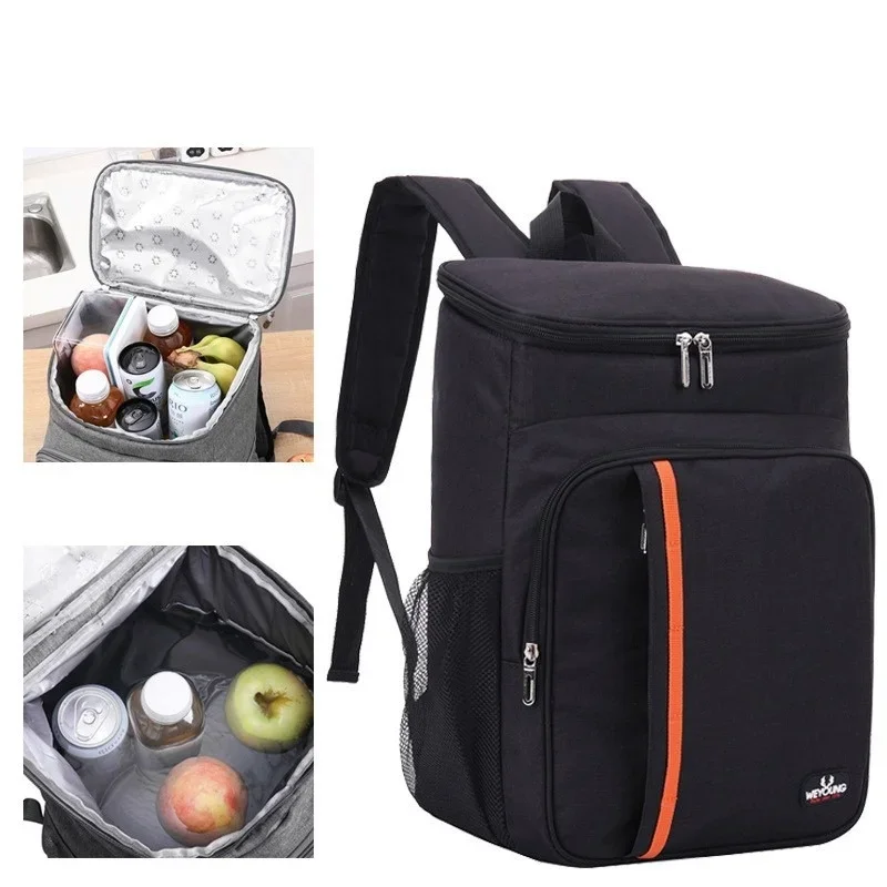 Large-capacity Thermal Insulation Backpack Outdoor Waterproof Picnic Beer Bag Leak-proof Cold Ice