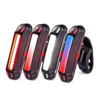 Night Bike Rear Light USB Rechargeable Waterproof Cycling Tail Light Flashing Bicycle Accessories Safety Warning Lamp Outdoor